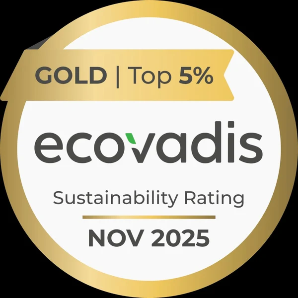 EcoVadis Gold sustainability rating