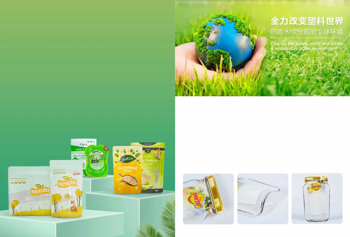 Recyclable storage bags